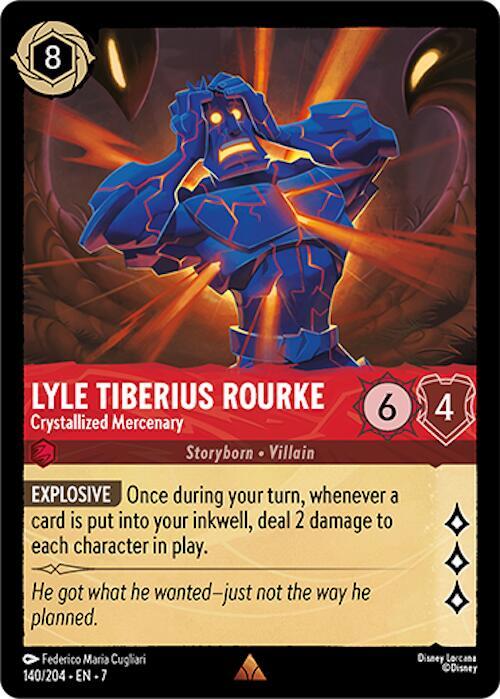 Lyle Tiberius Rourke Crystallized Mercenary 140/204 (Archazia's Island)  | Good Games Adelaide SA