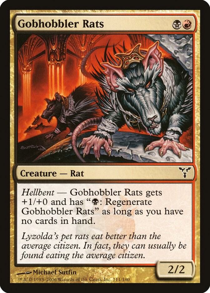 Gobhobbler Rats 111 (Dissension)  - Foil | Good Games Adelaide SA