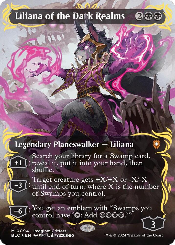 Liliana of the Dark Realms 94 (Commander: Bloomburrow)  - Foil | Good Games Adelaide SA