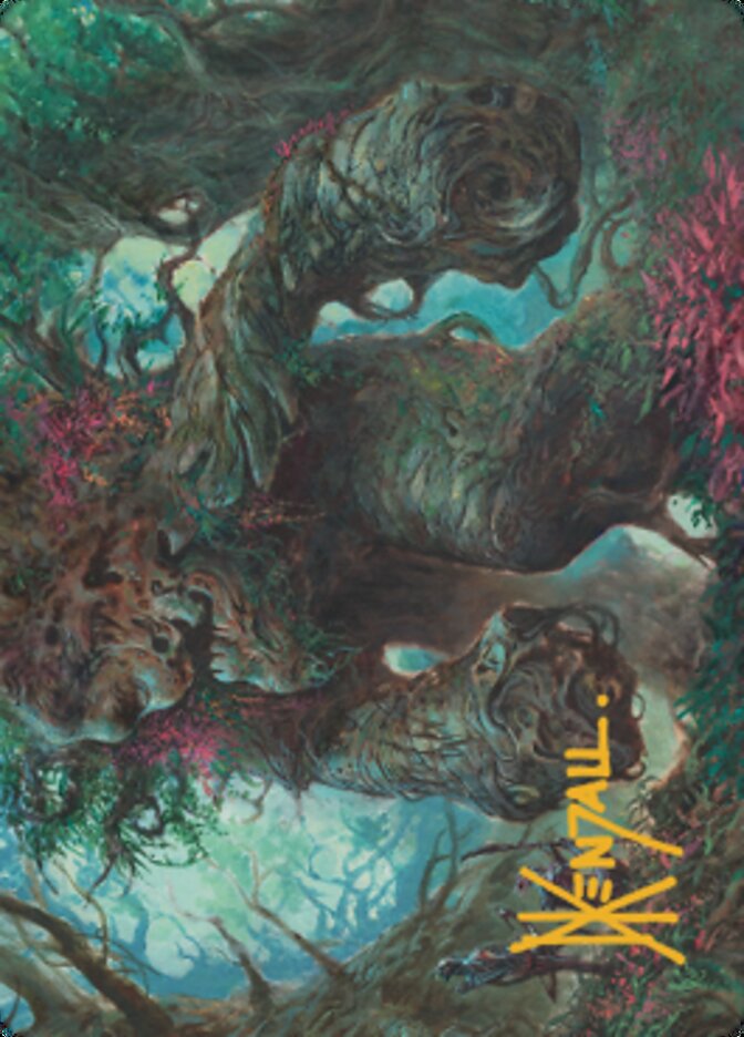 Magnigoth Sentry Art Card (Gold-Stamped Signature) [Dominaria United Art Series] | Good Games Adelaide SA