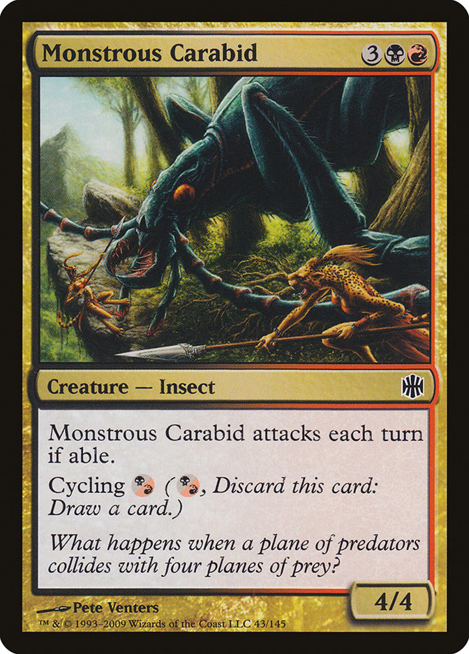 Monstrous Carabid [Alara Reborn] | Good Games Adelaide SA