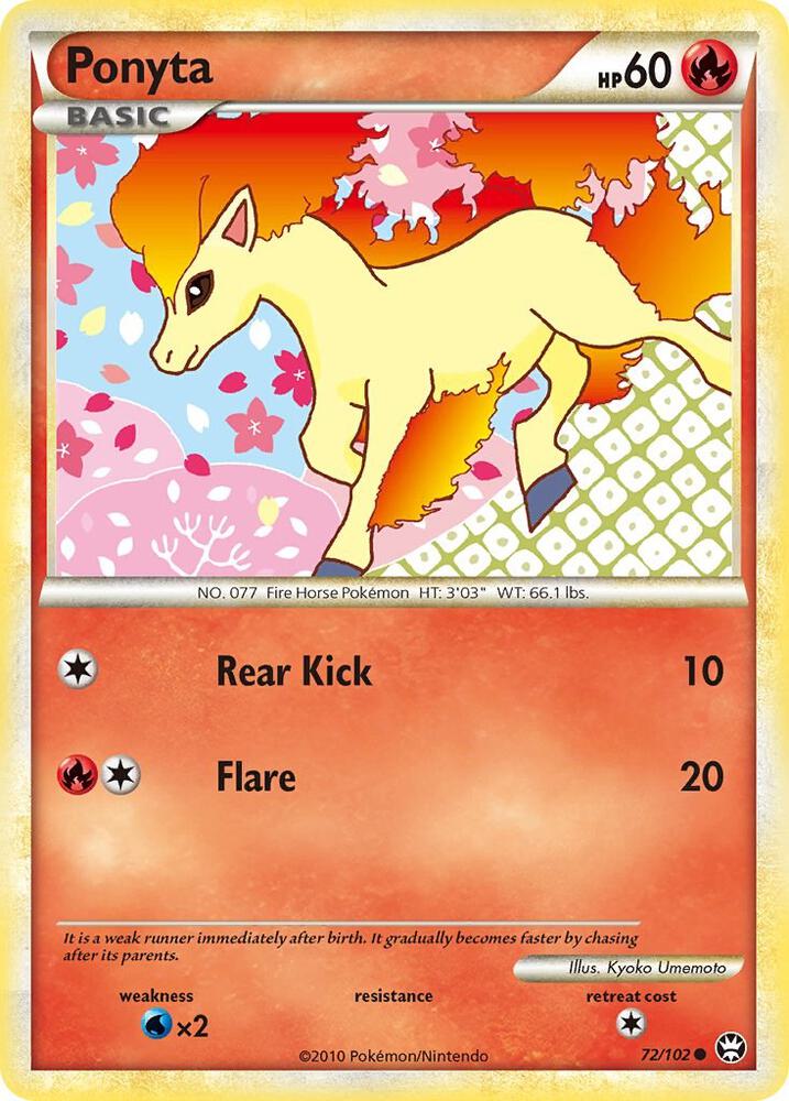 Ponyta 72/102 (Triumphant)  | Good Games Adelaide SA