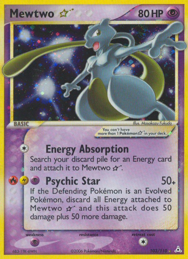 Mewtwo Star (103/110) [EX: Holon Phantoms] | Good Games Adelaide SA