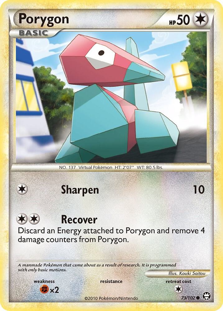 Porygon 73/102 (Triumphant)  - Reverse Holofoil | Good Games Adelaide SA