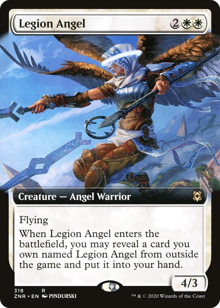 Legion Angel 318/280 (Zendikar Rising)  | Good Games Adelaide SA
