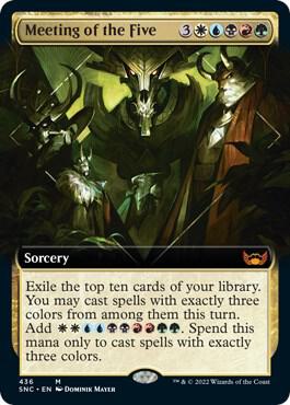 Meeting of the Five Extended Art 436 (Streets of New Capenna)  | Good Games Adelaide SA