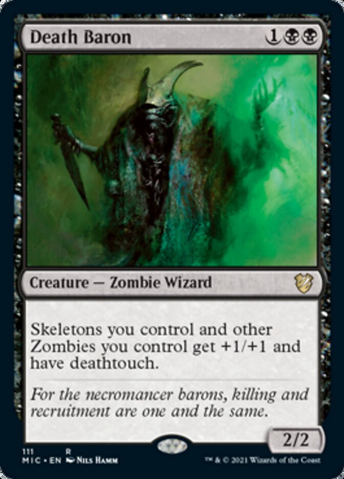 Death Baron [Innistrad: Midnight Hunt Commander] | Good Games Adelaide SA
