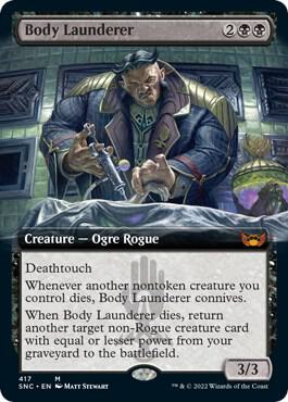 Body Launderer Extended Art 417 (Streets of New Capenna)  - Foil | Good Games Adelaide SA