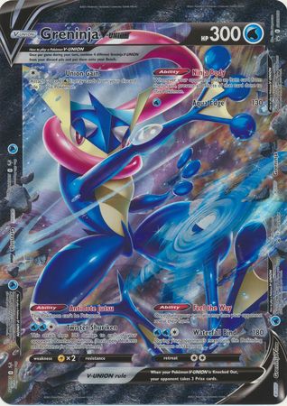 Greninja V-Union (Jumbo Card) [Sword & Shield: Black Star Promos] | Good Games Adelaide SA