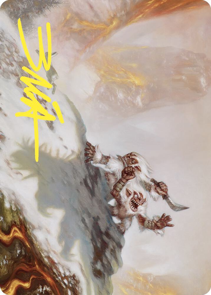 Dragon Fodder Art Card Gold Stamped Signature 21 (Art Series: Commander Masters)  | Good Games Adelaide SA
