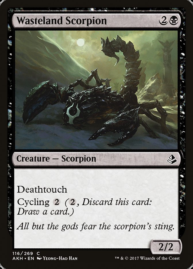 Wasteland Scorpion 116 (Amonkhet)  - Foil | Good Games Adelaide SA