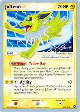 Jolteon Star (101/108) (Psychic Lock - Jason Klaczynski) [World Championships 2008] | Good Games Adelaide SA