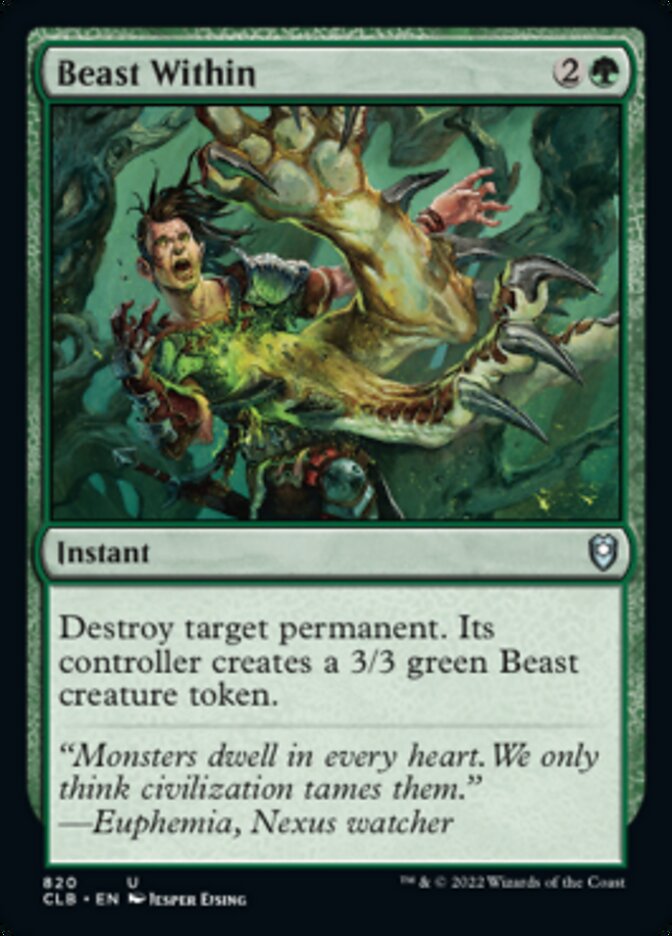 Beast Within [Commander Legends: Battle for Baldur's Gate] | Good Games Adelaide SA