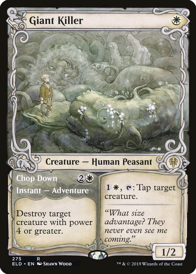 Giant Killer // Chop Down 275 (Throne of Eldraine)  - Foil | Good Games Adelaide SA