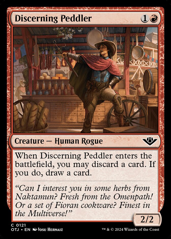 Discerning Peddler 121/286 (Outlaws of Thunder Junction)  | Good Games Adelaide SA