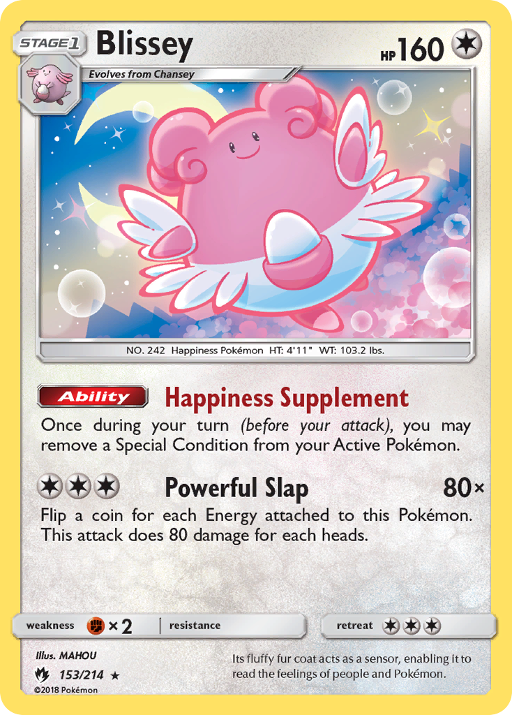 Blissey (153/214) [Sun & Moon: Lost Thunder] | Good Games Adelaide SA