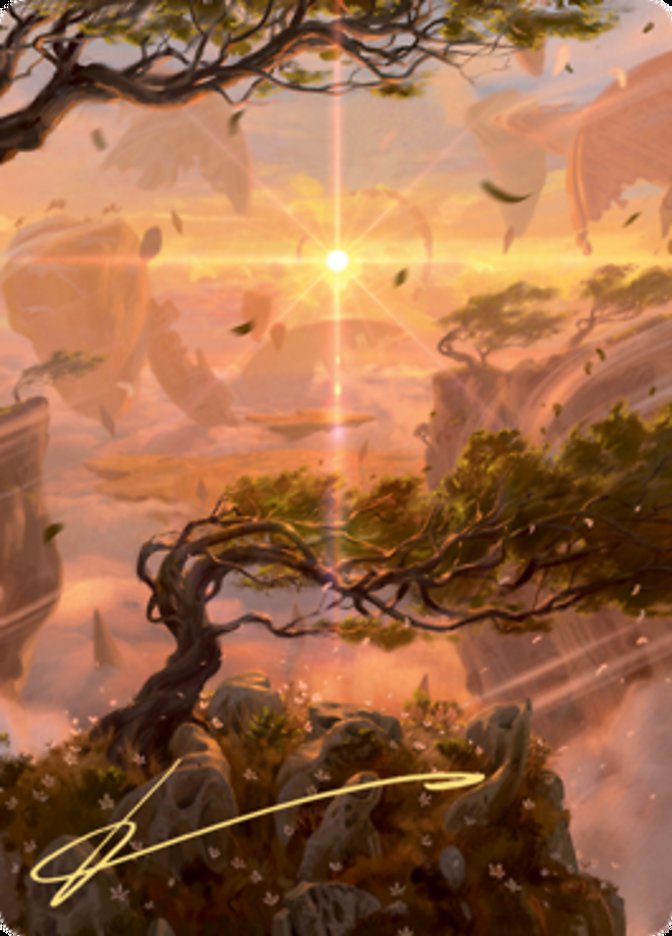 Windswept Heath Art Card (Gold-Stamped Signature) [Zendikar Rising Art Series] | Good Games Adelaide SA