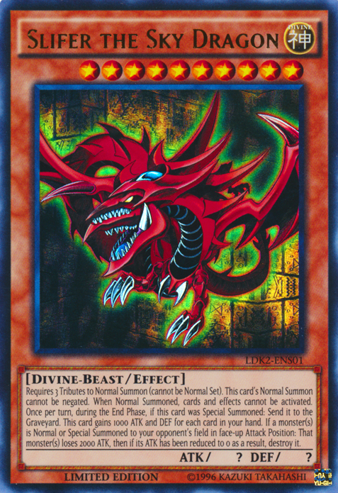 Slifer the Sky Dragon [LDK2-ENS01] Ultra Rare | Good Games Adelaide SA