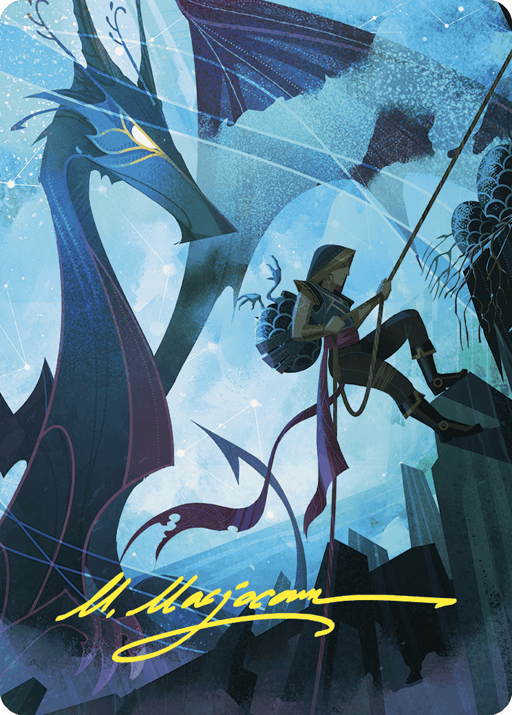 Hatching Plans Art Card (Gold-Stamped Signature) [Wilds of Eldraine Art Series] | Good Games Adelaide SA