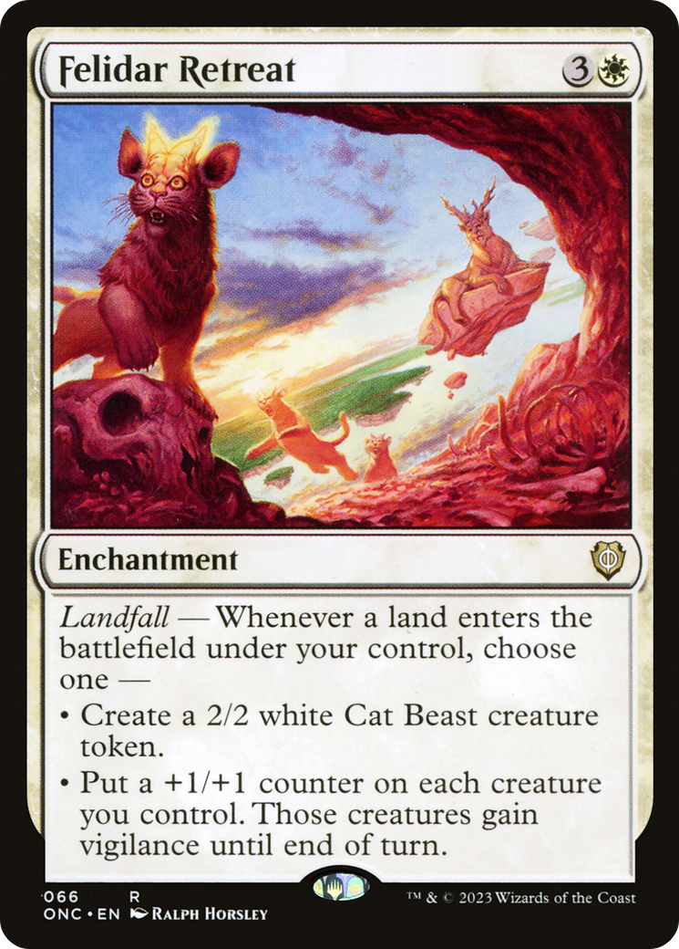 Felidar Retreat [Phyrexia: All Will Be One Commander] | Good Games Adelaide SA