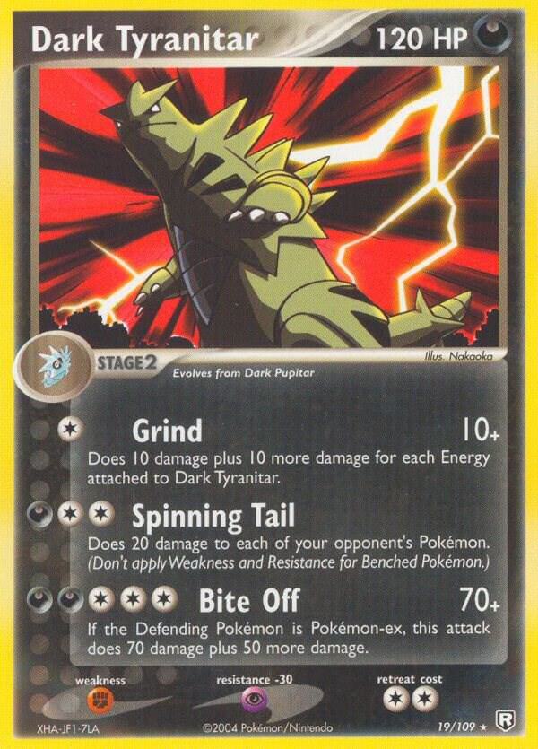 Dark Tyranitar  19/109 (Team Rocket Returns)  | Good Games Adelaide SA