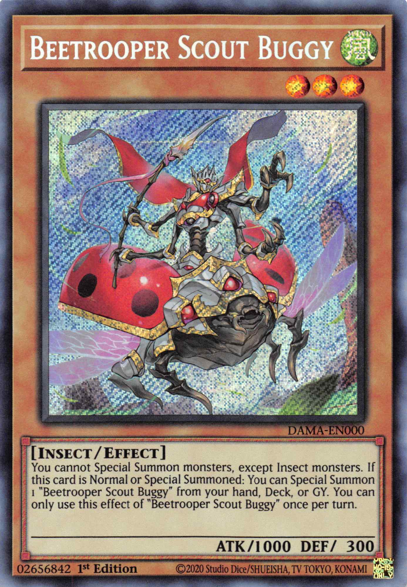 Beetrooper Scout Buggy [DAMA-EN000] Secret Rare | Good Games Adelaide SA