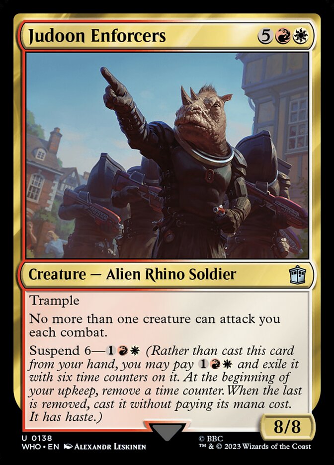Judoon Enforcers 138 (Universes Beyond: Doctor Who)  | Good Games Adelaide SA