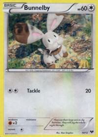 Bunnelby 010/012 (McDonald's Promos 2014)  - Holofoil | Good Games Adelaide SA