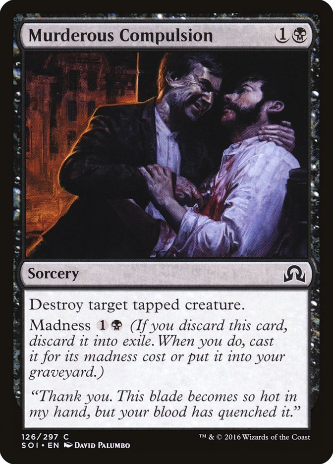 Murderous Compulsion [Shadows over Innistrad] | Good Games Adelaide SA