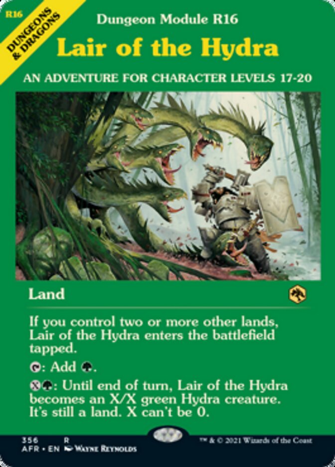 Lair of the Hydra (Dungeon Module) (Borderless) [Dungeons & Dragons: Adventures in the Forgotten Realms] | Good Games Adelaide SA