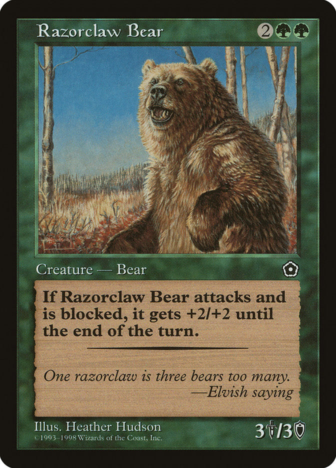 Razorclaw Bear  (Portal Second Age)  | Good Games Adelaide SA