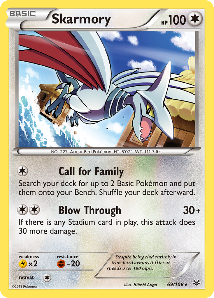 Skarmory (69/108) [XY: Roaring Skies] | Good Games Adelaide SA