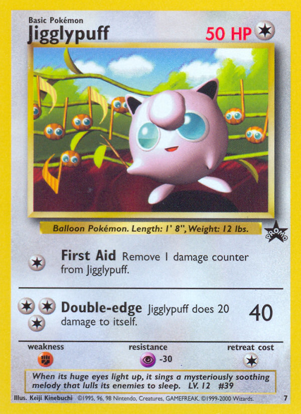 Jigglypuff (7) [Wizards of the Coast: Black Star Promos] | Good Games Adelaide SA