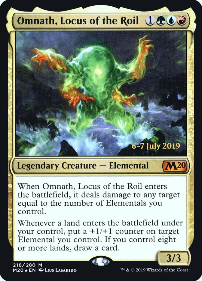 Omnath Locus of the Roil 216 (Prerelease Cards)  - Foil | Good Games Adelaide SA