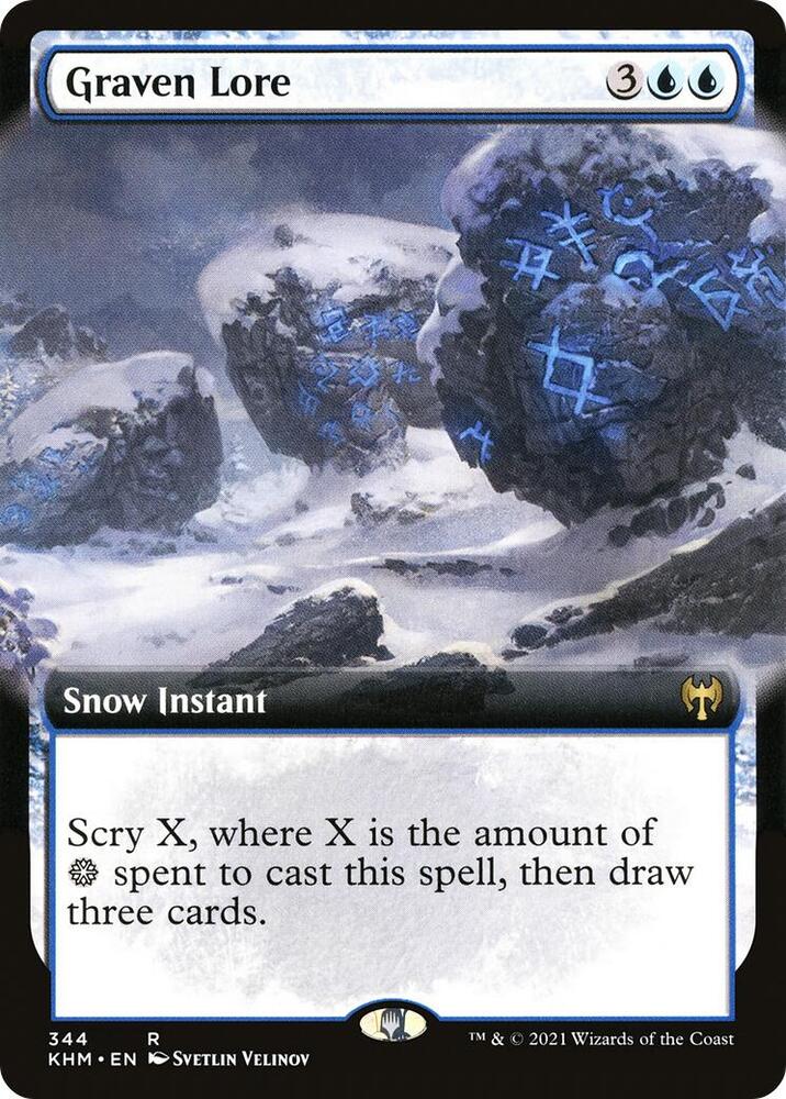 Graven Lore 344 (Kaldheim)  - Extended Art | Good Games Adelaide SA