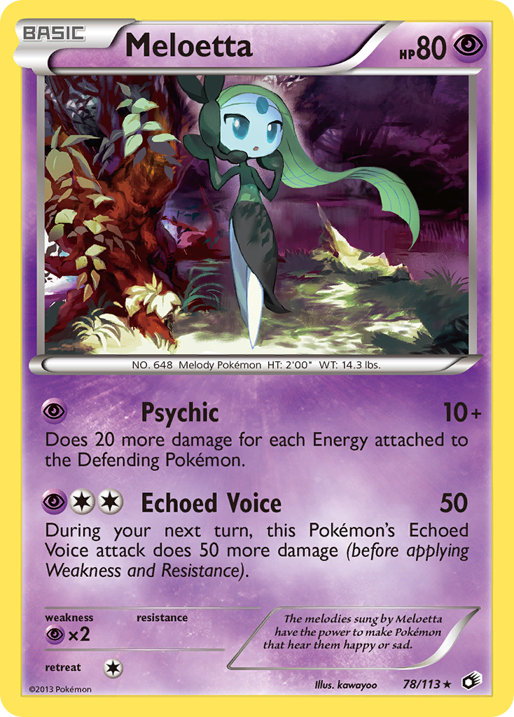 Meloetta (78/113) [Black & White: Legendary Treasures] | Good Games Adelaide SA