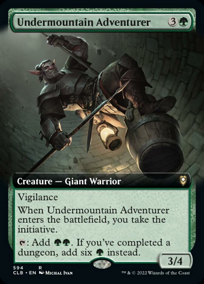 Undermountain Adventurer (Extended Art) [Commander Legends: Battle for Baldur's Gate] | Good Games Adelaide SA