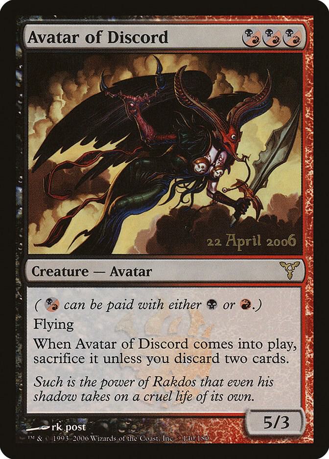 Avatar of Discord 29 (Prerelease Cards)  - PreRelease Foil | Good Games Adelaide SA