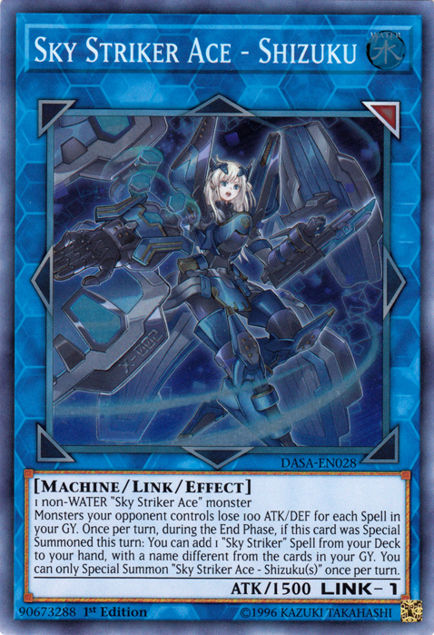 Sky Striker Ace - Shizuku [DASA-EN028] Super Rare | Good Games Adelaide SA