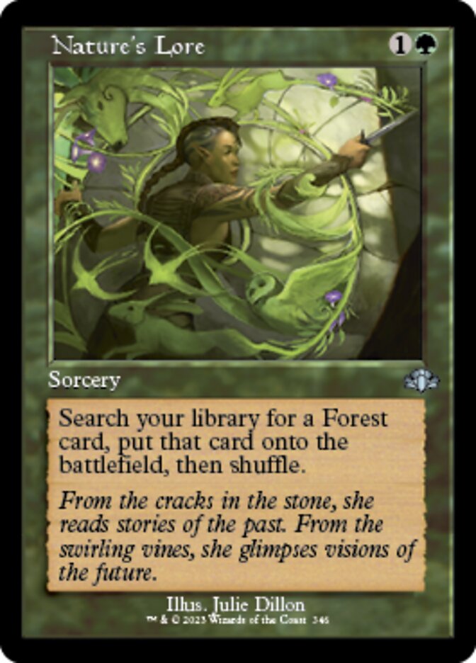 Nature's Lore (Retro) [Dominaria Remastered] | Good Games Adelaide SA
