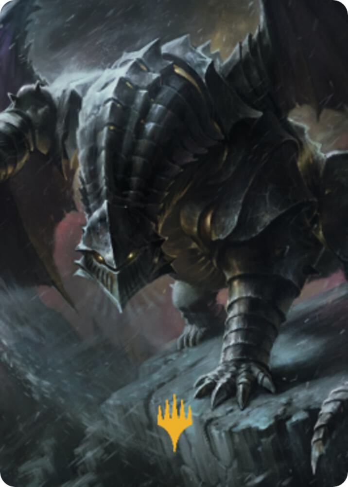Chardalyn Dragon Art Card Gold Stamped 9 (Art Series: Commander Legends: Battle for Baldur's Gate)  | Good Games Adelaide SA