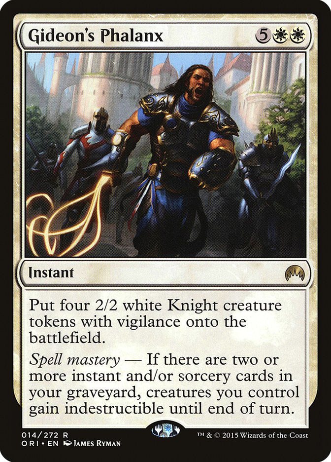 Gideon's Phalanx 14 (Magic Origins)  - Foil | Good Games Adelaide SA