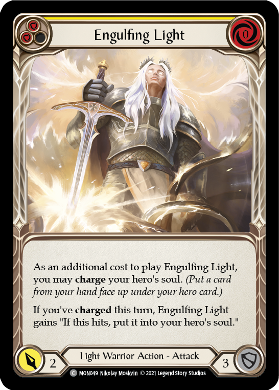Engulfing Light (Yellow) [MON049] 1st Edition Normal | Good Games Adelaide SA
