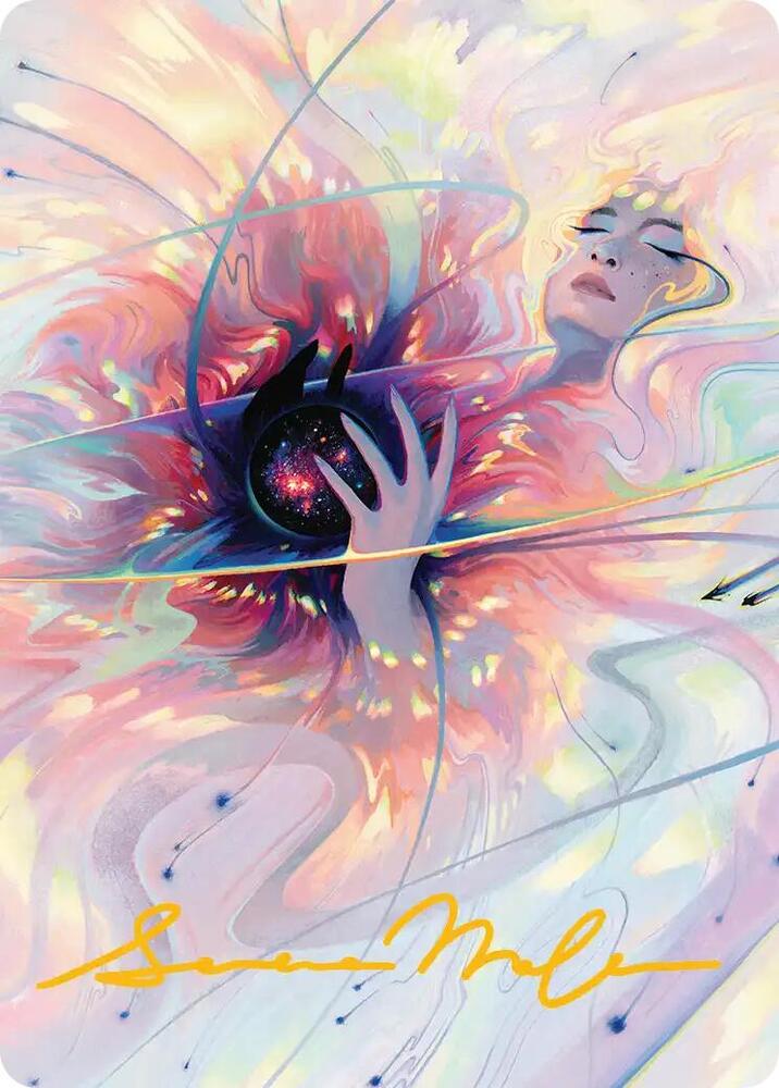 Beyond the Quiet Art Card Gold Stamped Signature 38 (Art Series: Edge of Eternities)  | Good Games Adelaide SA