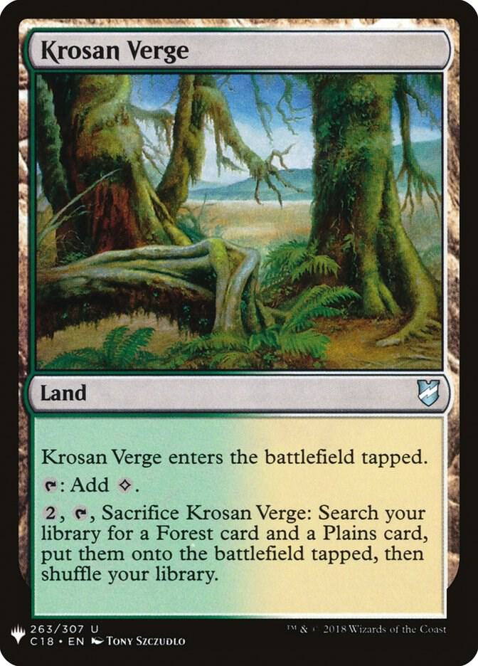 Krosan Verge C18 263 (The List Reprints)  | Good Games Adelaide SA