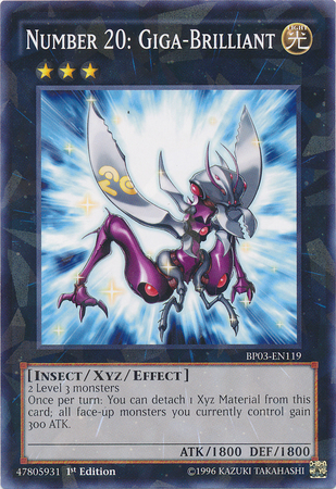 Number 20: Giga-Brilliant [BP03-EN119] Shatterfoil Rare | Good Games Adelaide SA