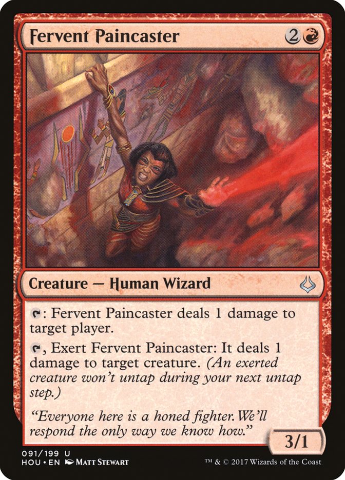 Fervent Paincaster 91 (Hour of Devastation)  - Foil | Good Games Adelaide SA