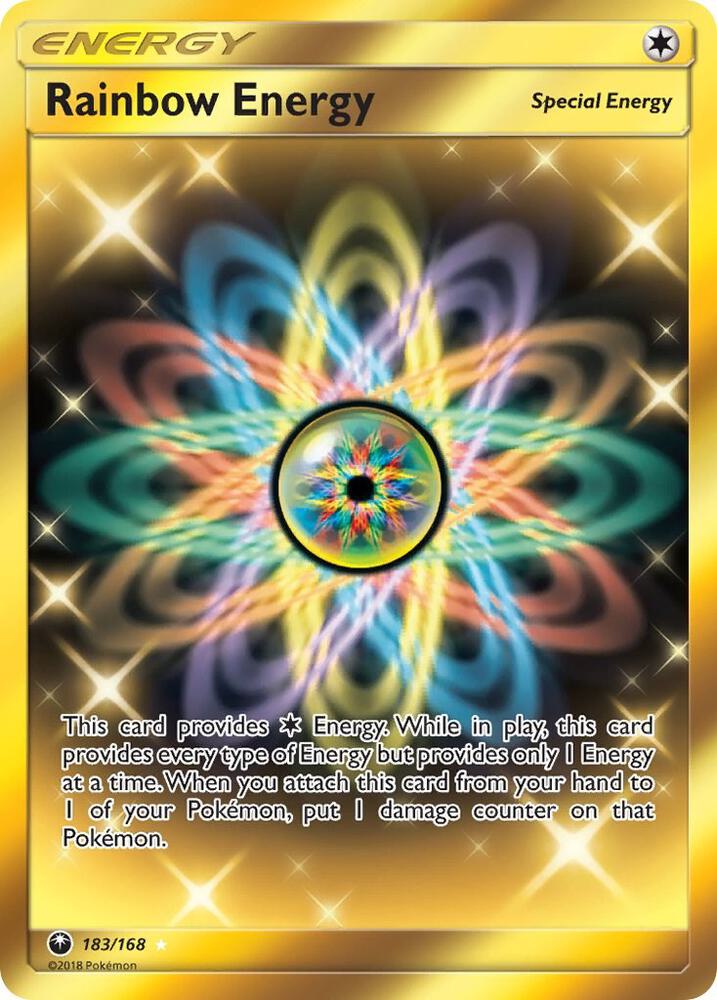 Rainbow Energy Secret 183/168 (SM - Celestial Storm)  - Holofoil | Good Games Adelaide SA