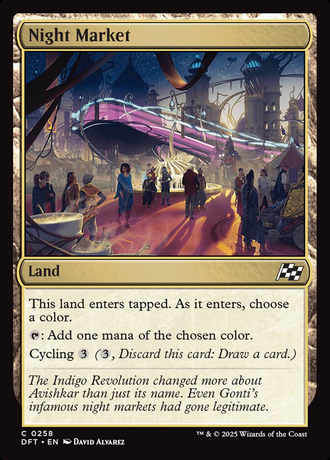 Night Market 258 (Aetherdrift)  - Foil | Good Games Adelaide SA