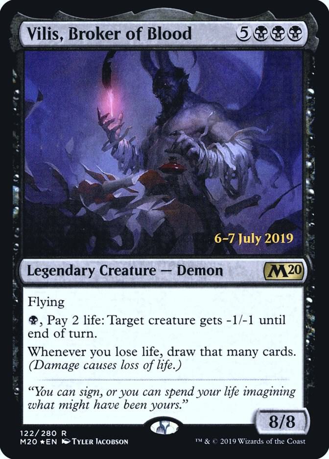 Vilis Broker of Blood 122 (Prerelease Cards)  - Foil | Good Games Adelaide SA